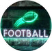 Man Cave Football LED Light Sign - Way Up Gifts