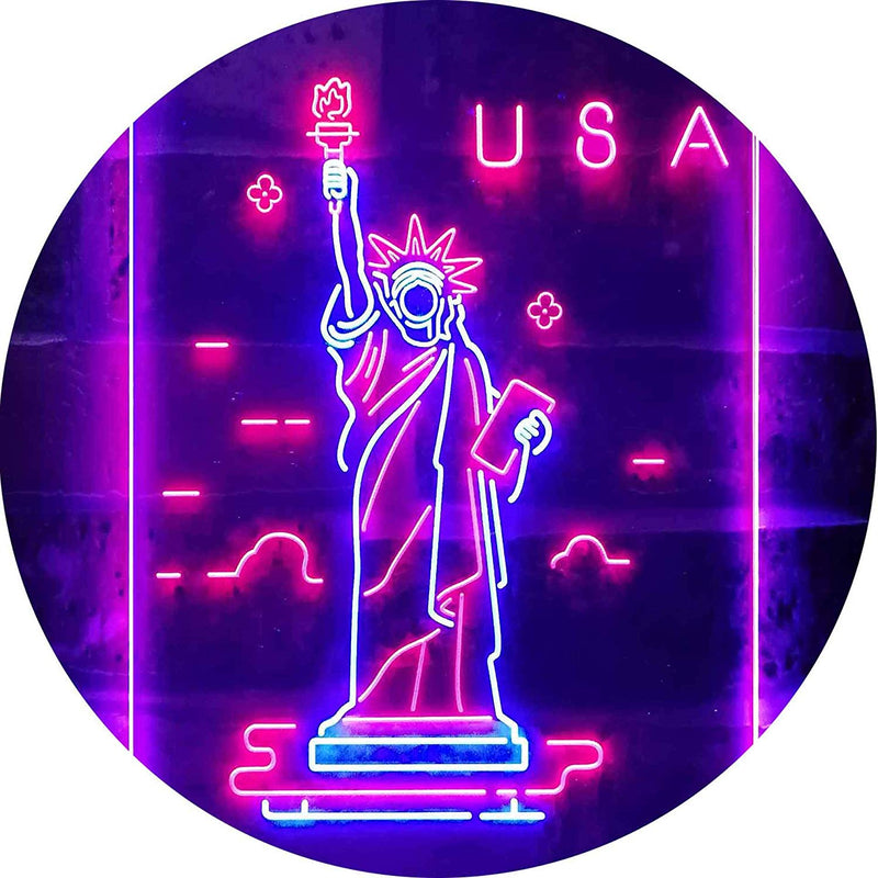 USA Statue of Liberty LED Light Sign - LED Gift Works