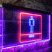 Men Bathroom Restroom LED Light Sign - Way Up Gifts