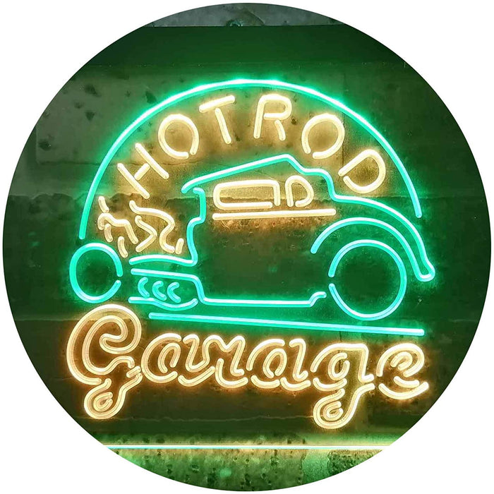Hot Rod Garage LED Light Sign - Way Up Gifts