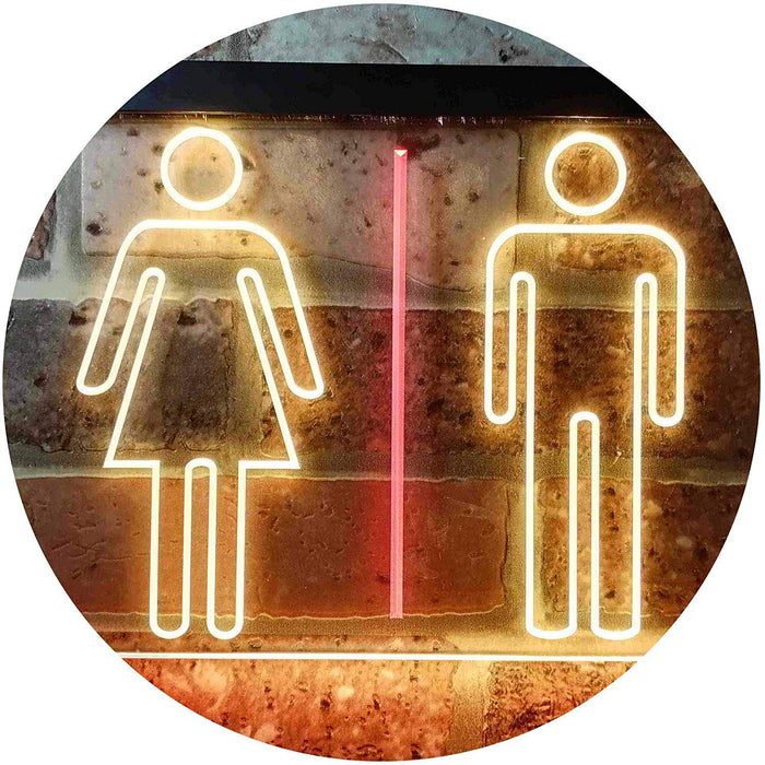 Men Women Bathroom Restroom LED Light Sign - Way Up Gifts