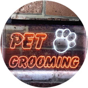 Paw Print Pet Grooming LED Light Sign - LED Gift Works