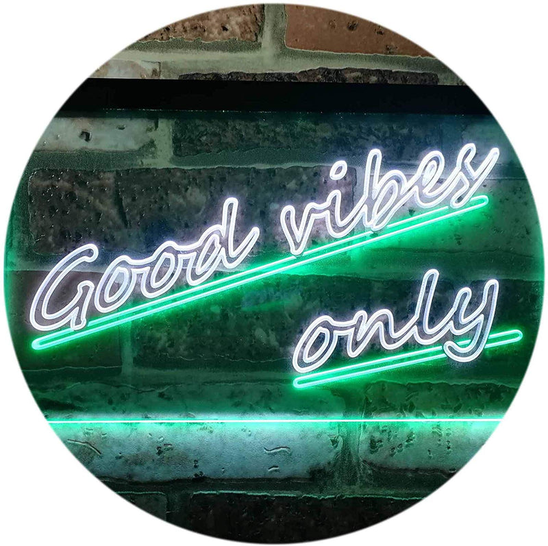 Good Vibes Only LED Light Sign - LED Gift Works