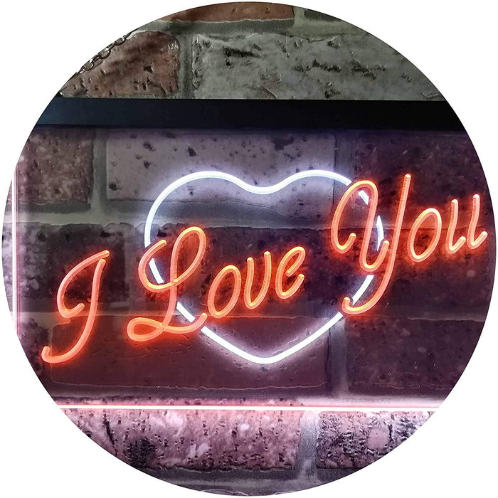 Heart I Love You LED Light Sign - Way Up Gifts