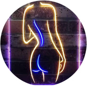 Lady Back Sexy Girls Man Cave LED Light Sign - LED Gift Works