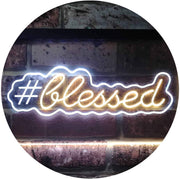 Hashtag Blessed LED Light Sign - LED Gift Works