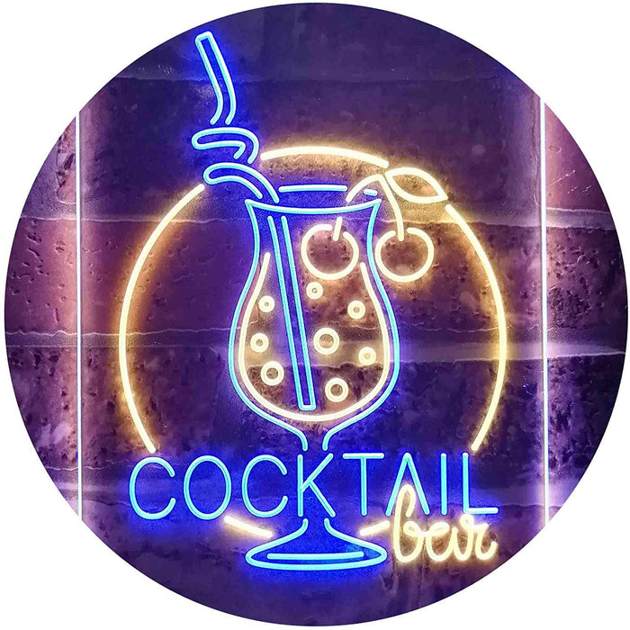 Cocktail Bar LED Light Sign - Way Up Gifts