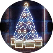 Christmas Tree Present Gifts LED Light Sign - LED Gift Works