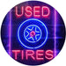Auto Shop Car Garage Used Tires LED Light Sign - Way Up Gifts