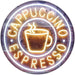 Coffee Cappuccino Espresso LED Light Sign - Way Up Gifts