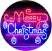 Merry Christmas Bulbs LED Light Sign - Way Up Gifts