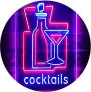Cocktails Bar LED Light Sign - LED Gift Works