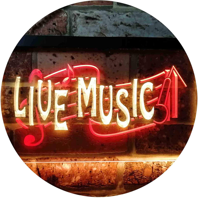 Live Music LED Light Sign - LED Gift Works