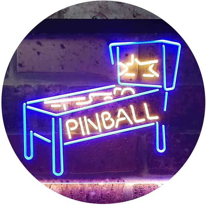 Pinball Game Room LED Light Sign - Way Up Gifts