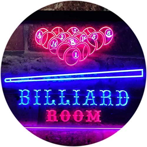 Pool Billiard Room LED Light Sign - Way Up Gifts