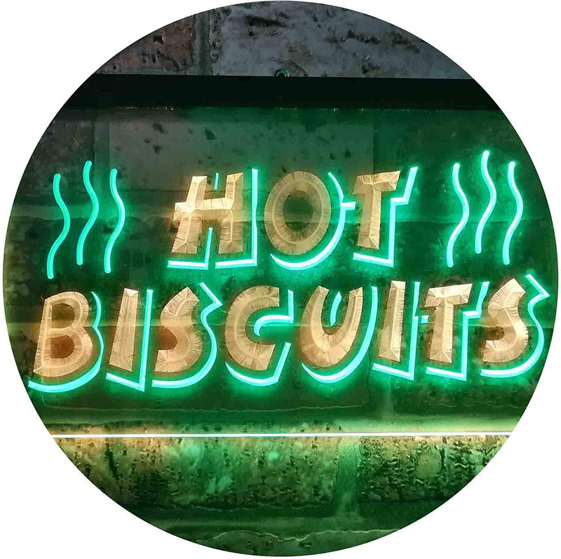 Hot Biscuits LED Light Sign - LED Gift Works