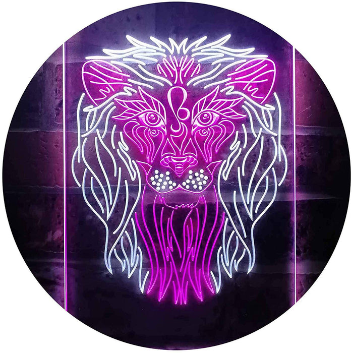 Lion Art Decor LED Light Sign - Way Up Gifts