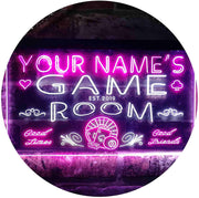 Personalized Game Room LED Light Sign - LED Gift Works