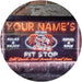 Personalized Car Racing Beer Pit Stop Bar LED Light Sign - Way Up Gifts