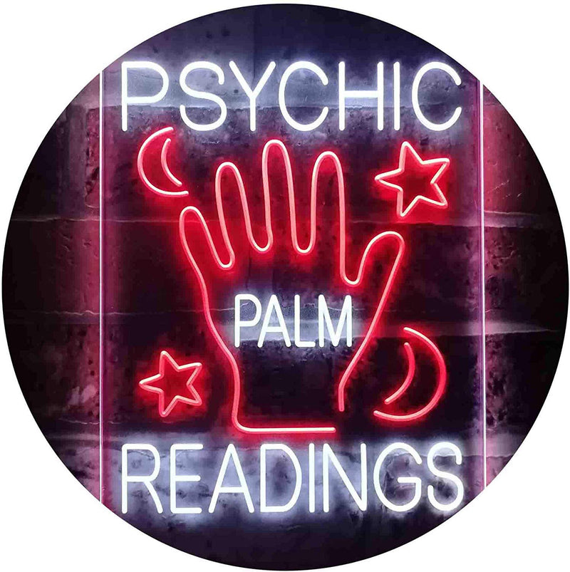 Fortune Teller Psychic Palm Readings LED Light Sign - LED Gift Works
