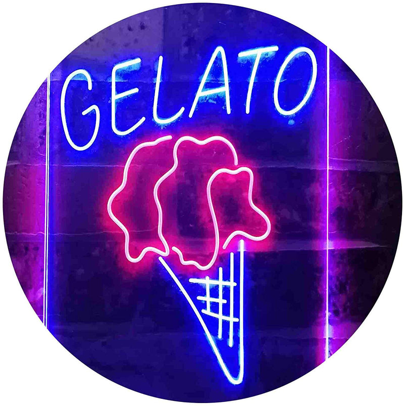 Ice Cream Gelato LED Light Sign - LED Gift Works
