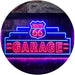 Route 66 Garage LED Light Sign - Way Up Gifts