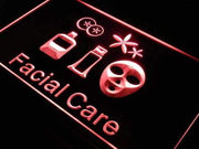 Facial Care LED Light Sign - LED Gift Works