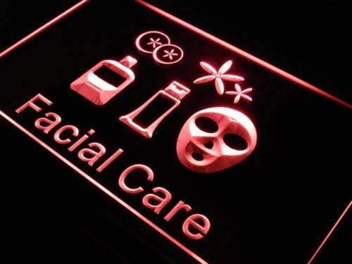 Facial Care LED Light Sign - LED Gift Works