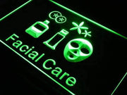 Facial Care LED Light Sign - LED Gift Works