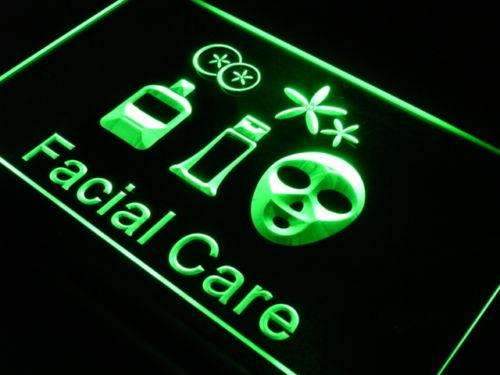 Facial Care LED Light Sign - LED Gift Works