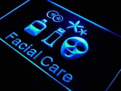 Facial Care LED Light Sign - LED Gift Works