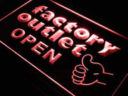 Factory Outlet Open LED Light Sign - LED Gift Works