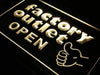 Factory Outlet Open LED Light Sign - Way Up Gifts