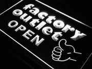 Factory Outlet Open LED Light Sign - LED Gift Works