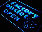 Factory Outlet Open LED Light Sign - LED Gift Works
