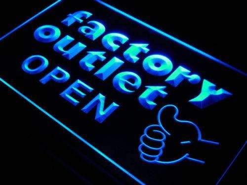 Factory Outlet Open LED Light Sign - LED Gift Works