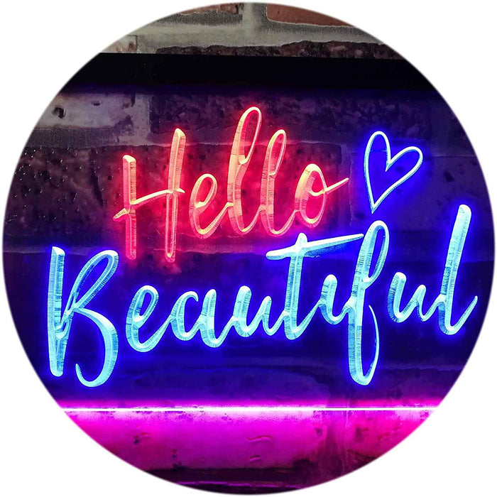 Hello Beautiful LED Light Sign - Way Up Gifts