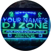 Personalized Music DJ Zone DJ Gift LED Light Sign - LED Gift Works