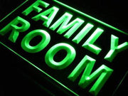 Family Room LED Light Sign - LED Gift Works