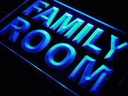 Family Room LED Light Sign - LED Gift Works