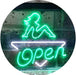 Sexy Girl Open LED Light Sign - Way Up Gifts