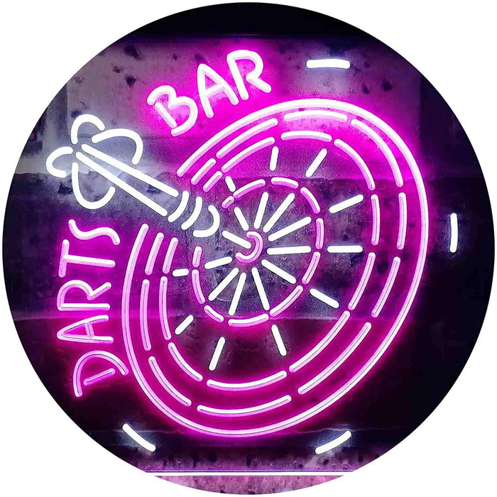 Darts Bar LED Light Sign - Way Up Gifts