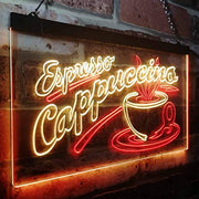 Coffee Shop Espresso Cappuccino LED Light Sign - LED Gift Works