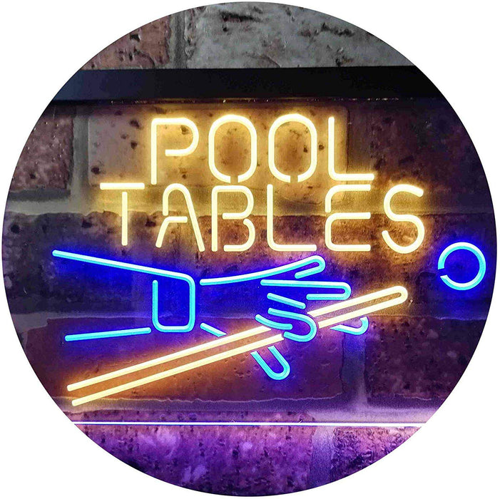 Billiards Pool Tables LED Light Sign - Way Up Gifts