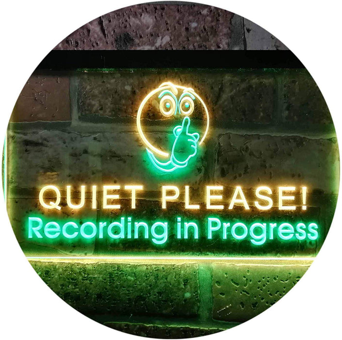 On Air Quiet Please Recording in Progress LED Light Sign - Way Up Gifts