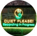 On Air Quiet Please Recording in Progress LED Light Sign - Way Up Gifts