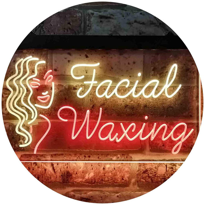 Facial Waxing LED Light Sign - Way Up Gifts