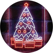 Christmas Tree Present Gifts LED Light Sign - LED Gift Works