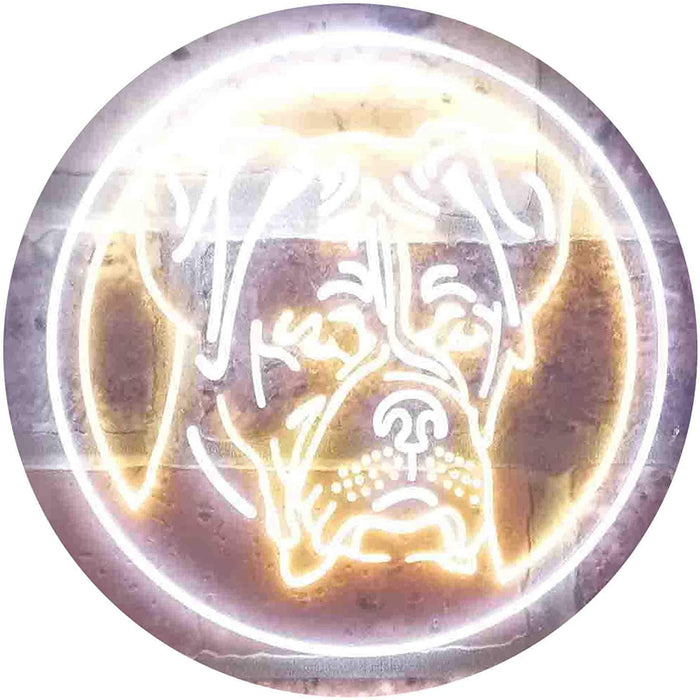 Boxer Dog Decor LED Light Sign - Way Up Gifts