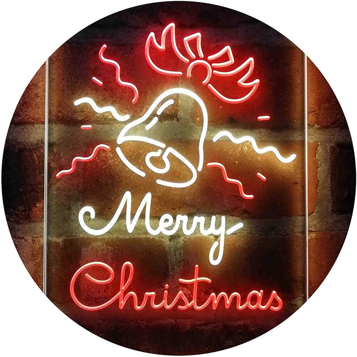 Merry Christmas Bell Decoration LED Light Sign - Way Up Gifts